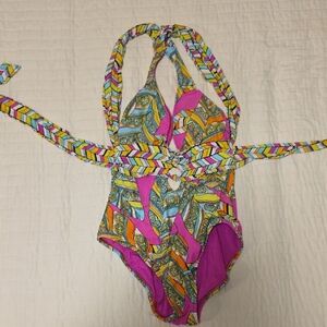 Colorful Patterned Swimsuit